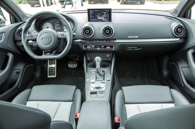 2015 Audi S3 front inside