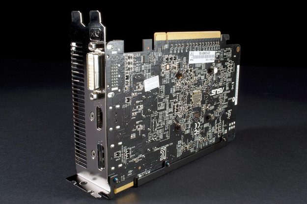 Asus Radeon R7 250X bottom angle