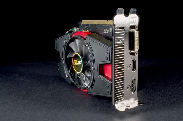 Asus Radeon R7 250X side angle