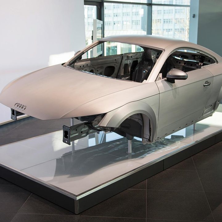Audi TT body with aluminum add on parts