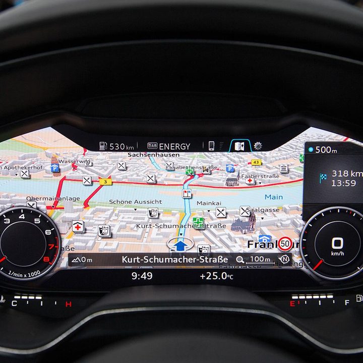 Audi TT virtual cockpit