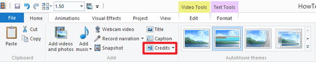 Credits Page