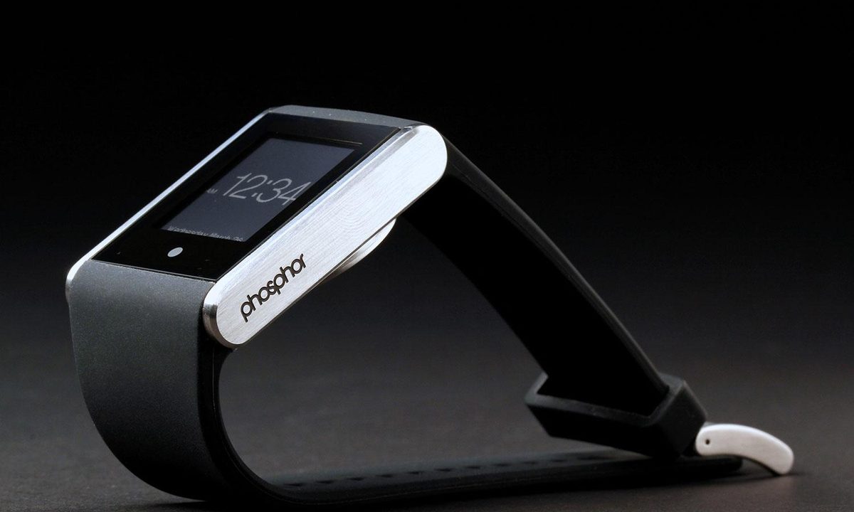 Phosphor watch front angle