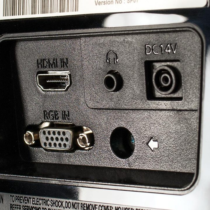 Samsung S27D390H review monitor jack panel