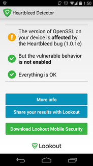 Lookout Heartbleed Bug detector