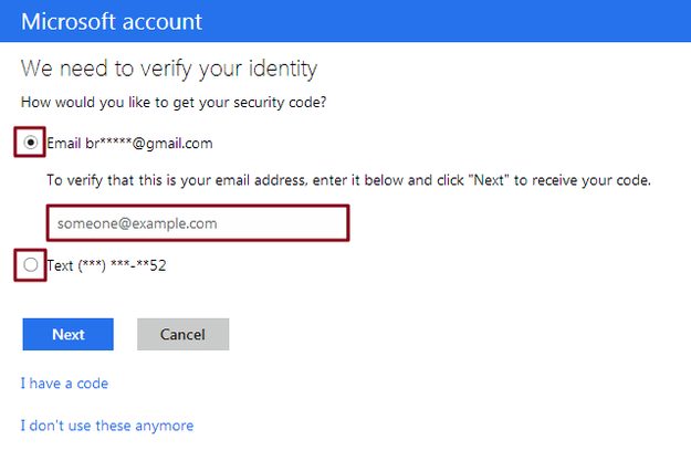 Microsoft Identity Verification