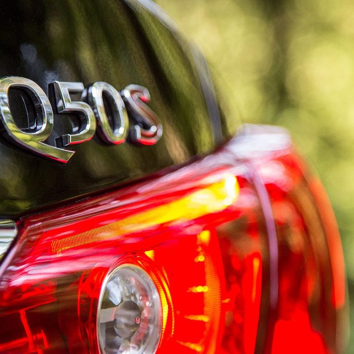 2014 Infiniti Q50S back model badge