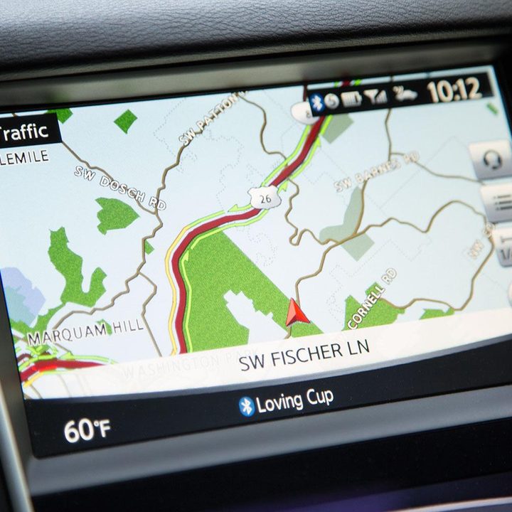 2014 Infiniti Q50S screen map