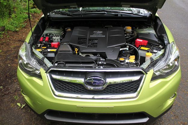 2014 Subaru XV Crosstrek Hybrid front engine