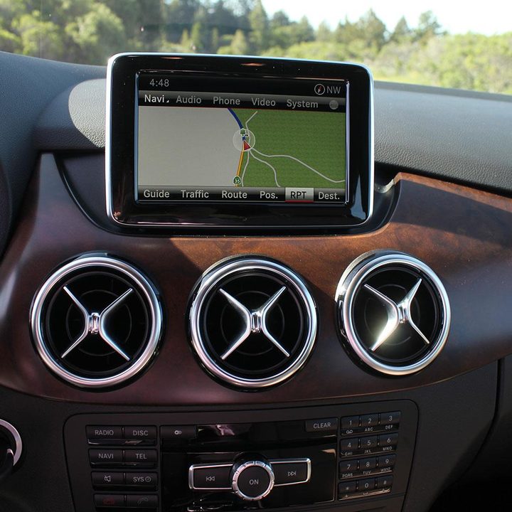 2015 mercedes benz b class electric drive review ev display
