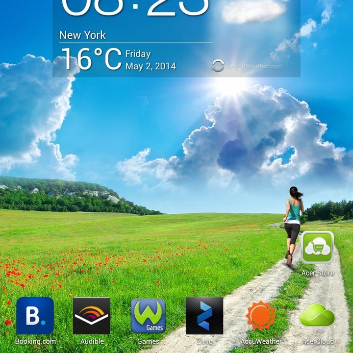 acer iconia one 7 review iconic home screen android 3