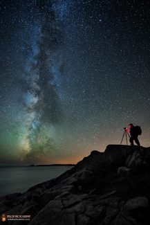 The Astrophotographer At Work