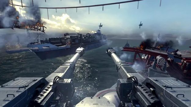 Call of Duty Advanced Warfare trailer grab - Rail gun turret
