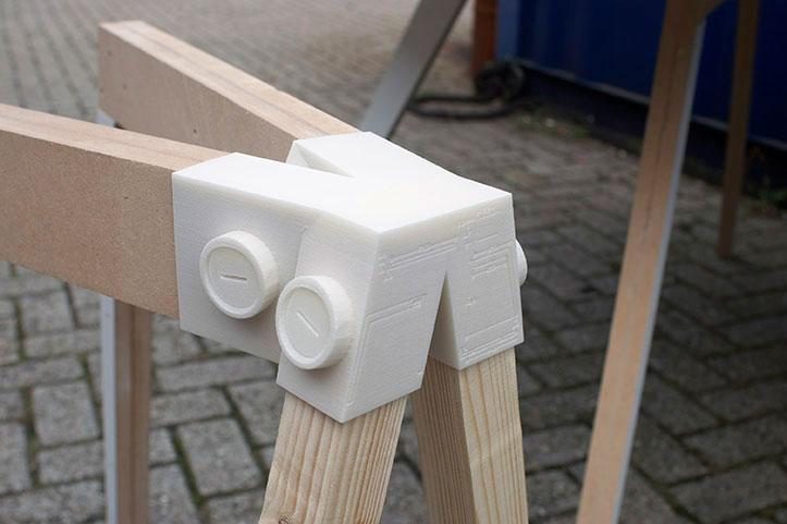 keystone connectors make furniture with a single 3d printed piece keystones 12