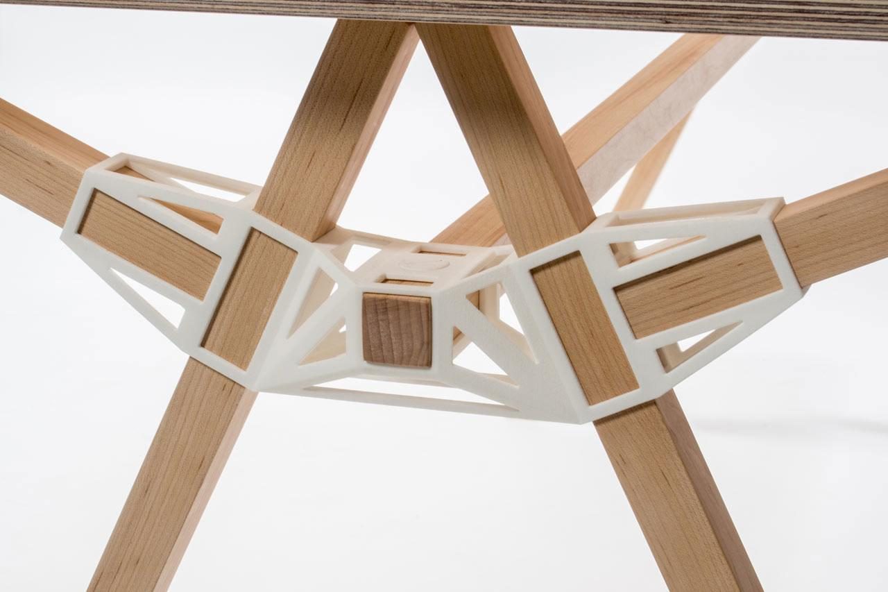 keystone connectors make furniture with a single 3d printed piece keystones 07