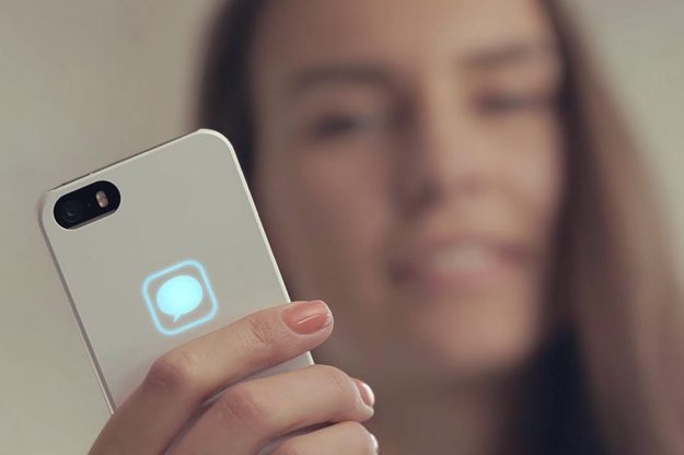 Lunecase text notification