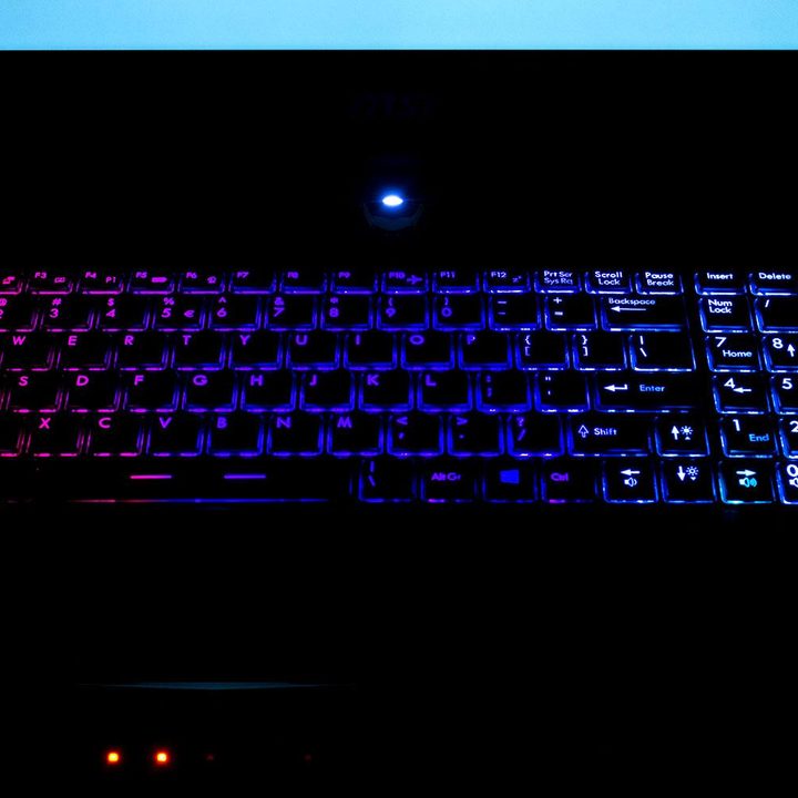 MSI Global GT60 Dominator Pro keyboard lights