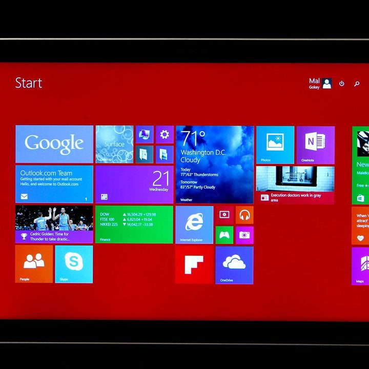 Microsoft SURFACE Pro 3 front landscape