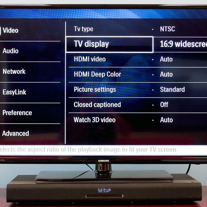 Philips HTB3525B menu