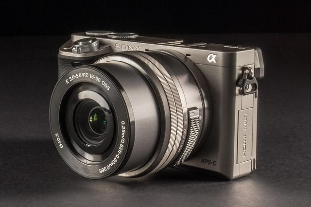 Sony Alpha a6000 front left