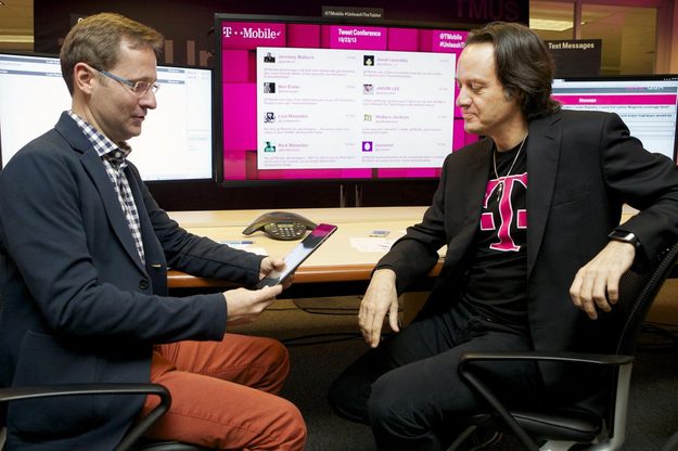 Tablets Un leashed CEO John Legere Mike Sievert