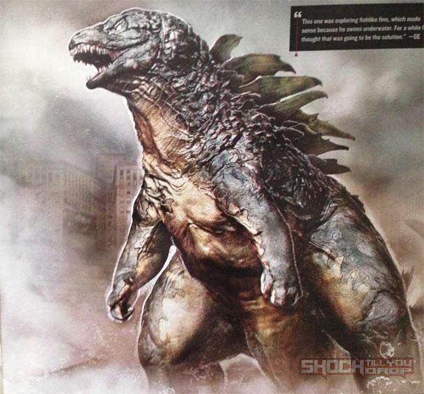 godzilla concept - fish