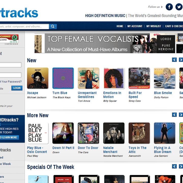 HD Tracks