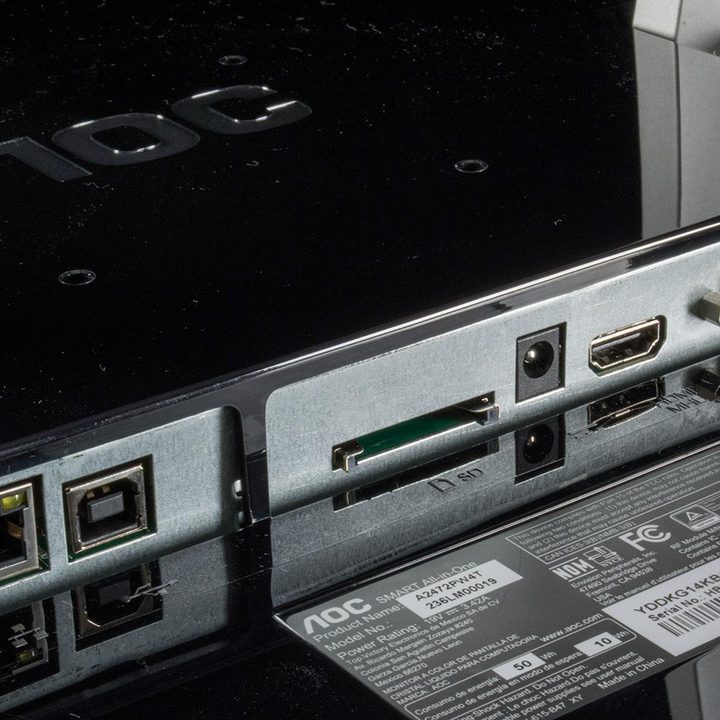 AOC A2472PW4T review bottom ports