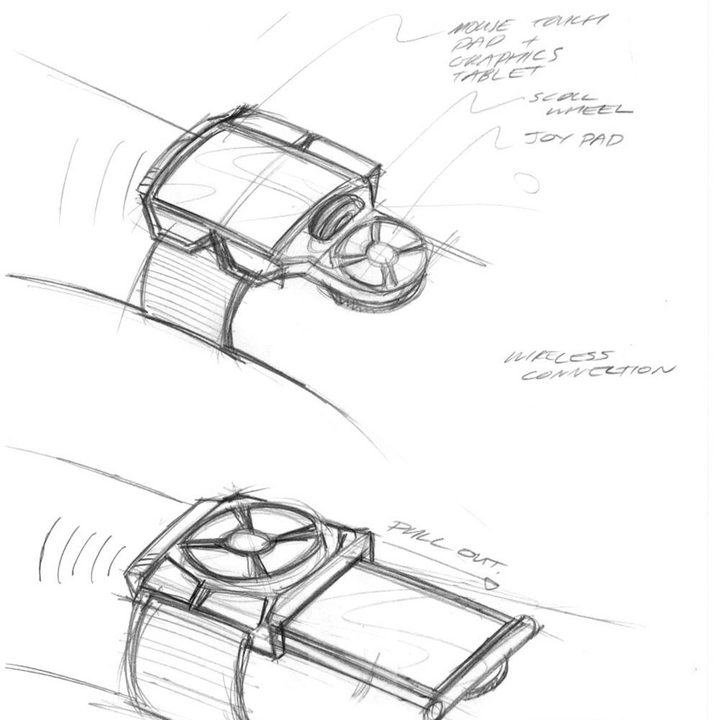 james dyson nearly invented google glass back 2001 control pad concept