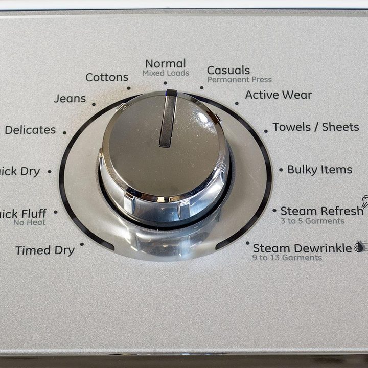 GE dryer GTDS820EDWS dial