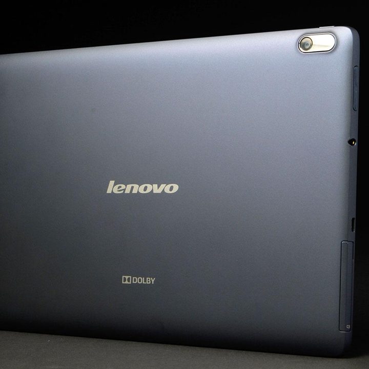 LeNovo Tablet A10 back angle