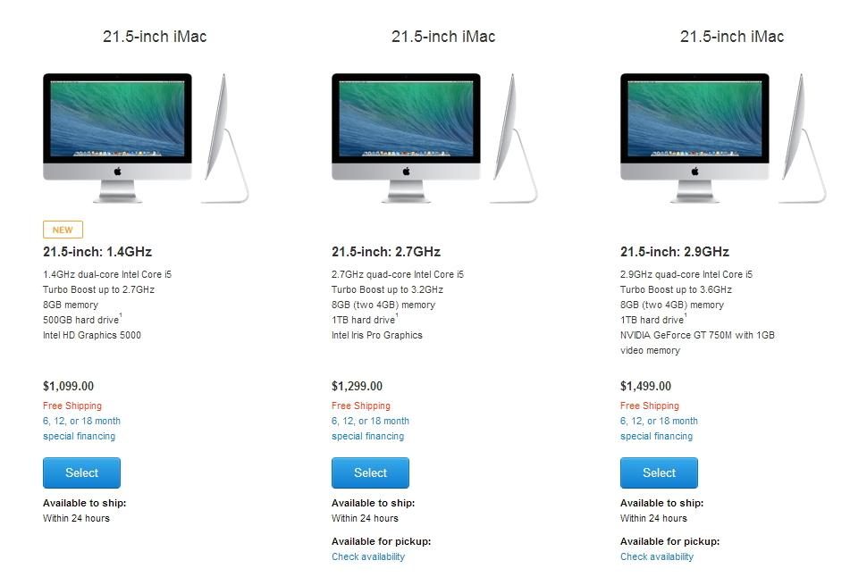 New iMac Apple Store