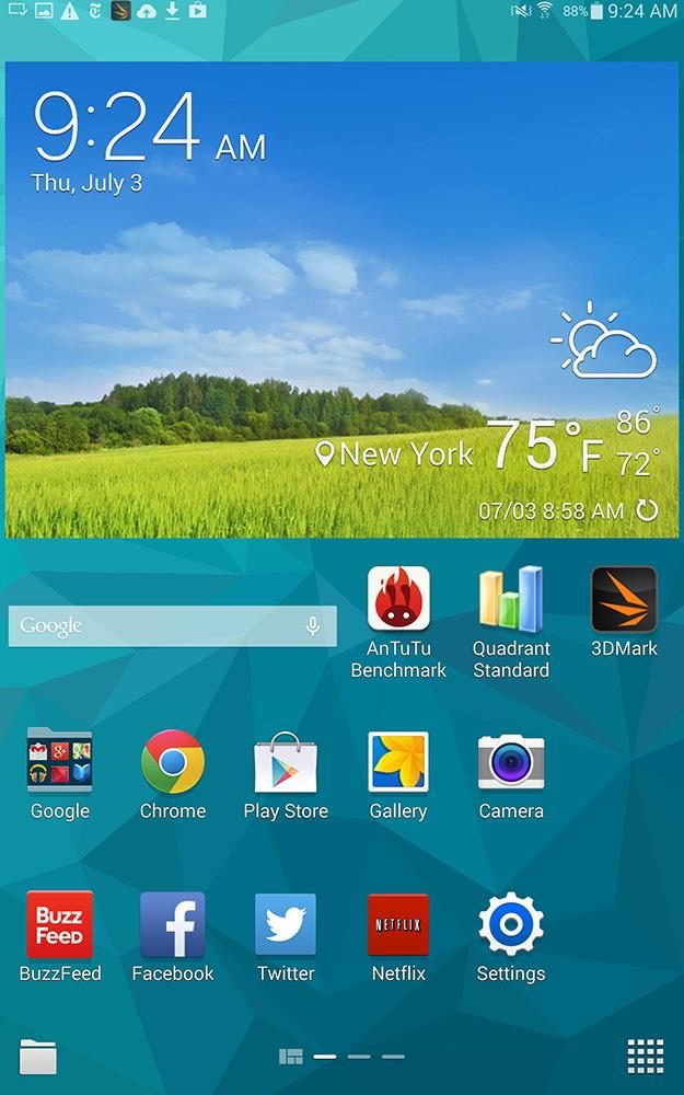 Samsung Galaxy Tab S 8.4 screenshot 2