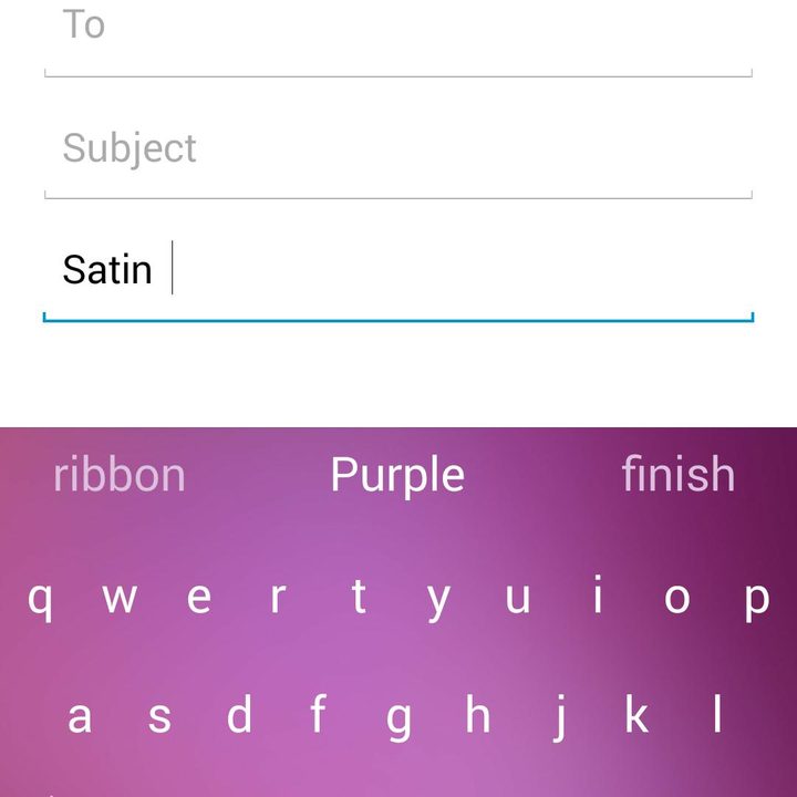 swiftkey android keyboard app free satin purple
