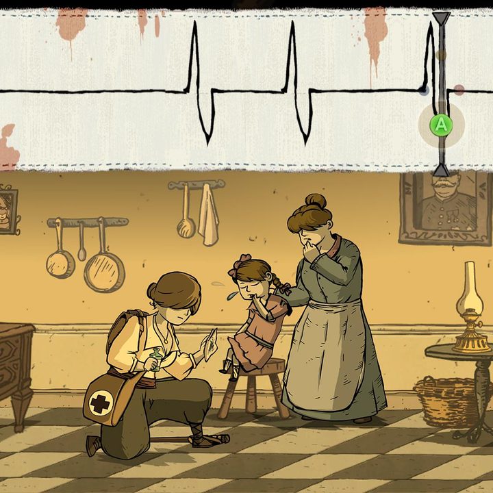 Characters in house in Valiant Hearts The Great War.