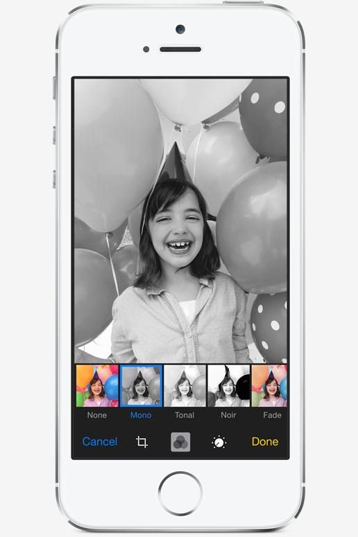 apple ios8 photos app features capture filters builtin