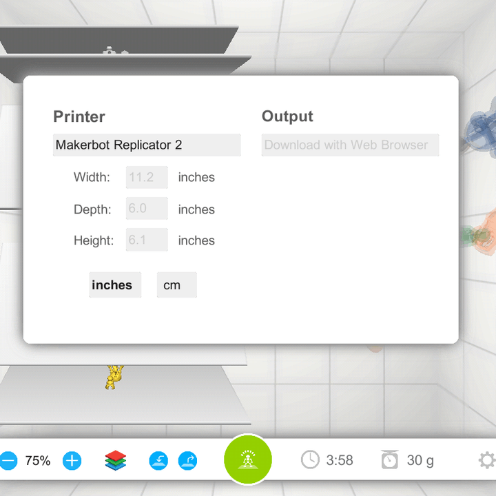 modio app 3d prints monster toys printer settings