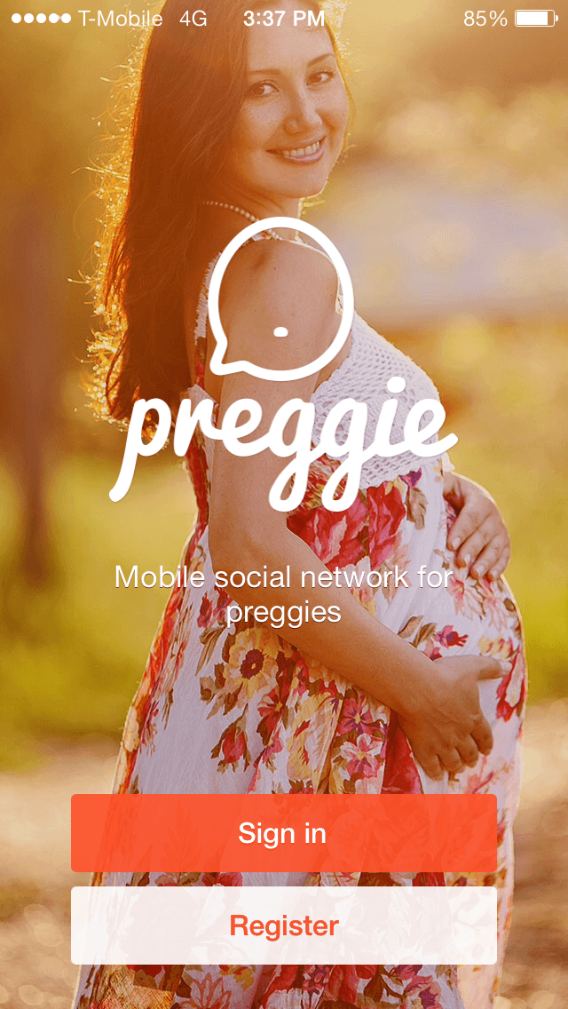 preggie app for moms to be