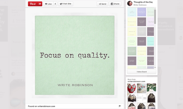 Focus on Quality Stickypad