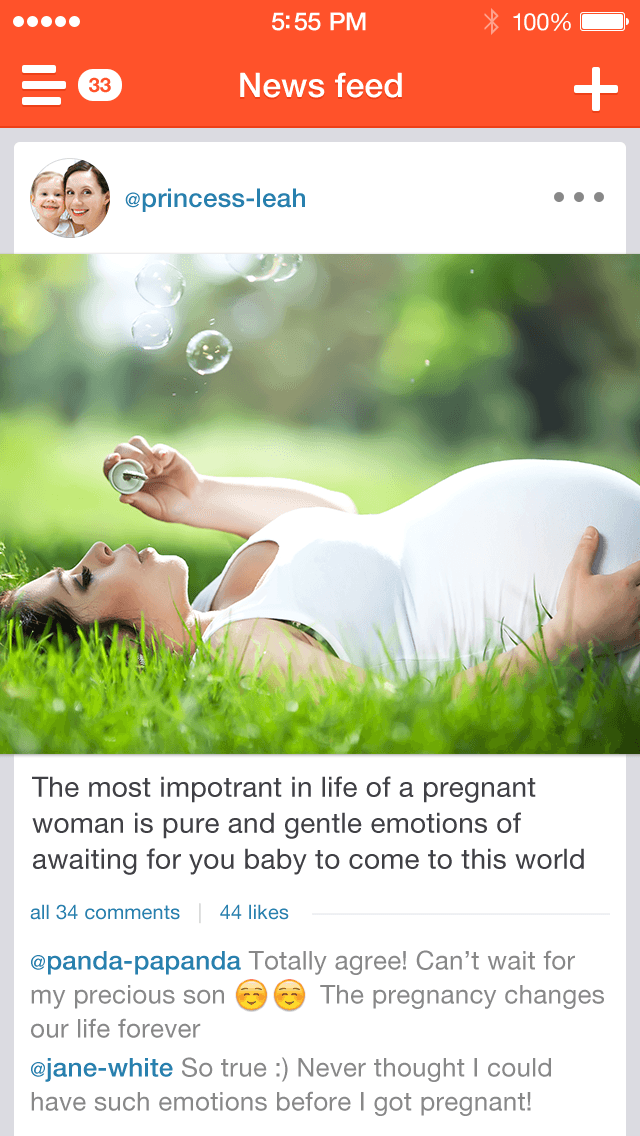 preggie app for moms to be