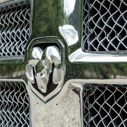 2014 Ram 2500 Laramie Longhorn front badge