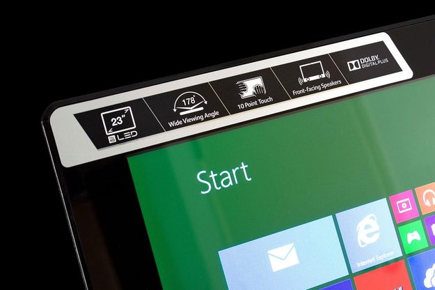 Acer Aspire AZ3 615 top badges