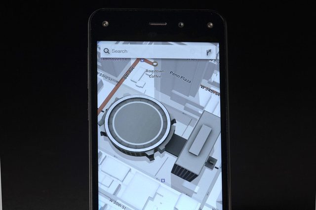 Amazon Fire phone top screen