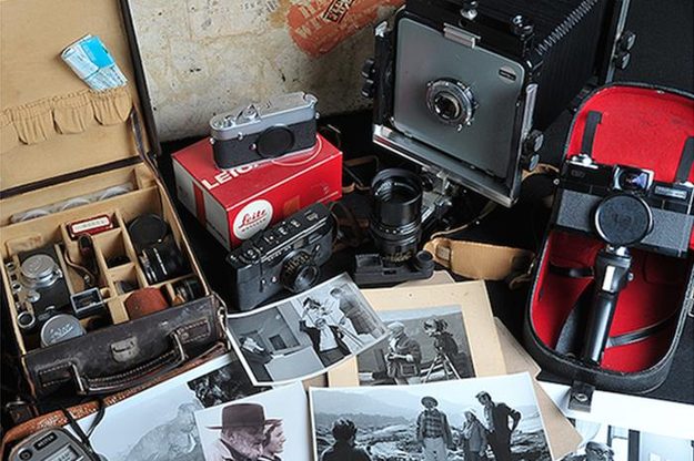 Adams' Arca Swiss 4x5 View Camera was passed on to his long-time assistant Liliane DeCock, and then to her son.