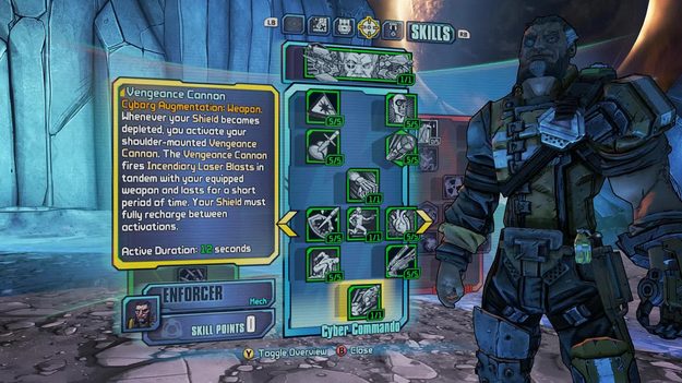 Wilhelm Borderlands The Pre-Sequel Cyber Commando