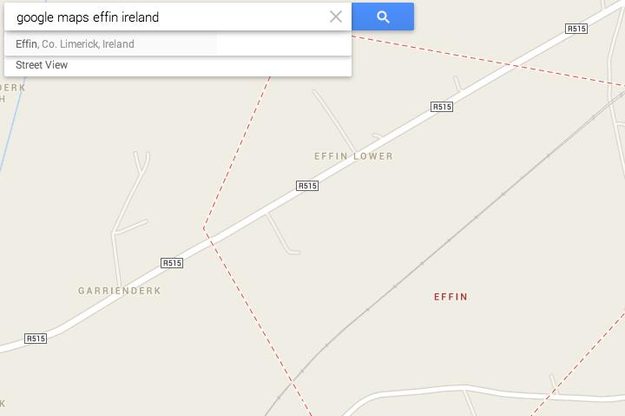 Effin Ireland Google Maps