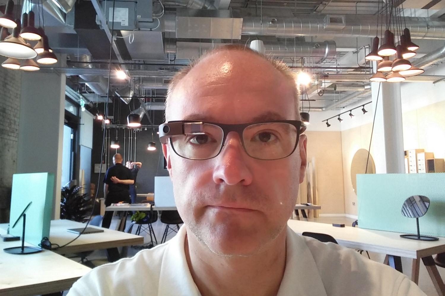 Google Glass Store Interior and Andy