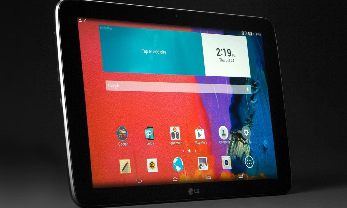 LG G Pad front angle