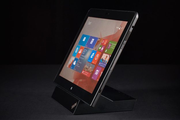Lenovo Thinkpad 10 side on stand