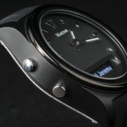 Martian Notifier Watch review face angle